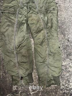 WWII US Army Air Force Type A-11 Flight Pants Alpaca Lined Size 38 Vintage 1940s