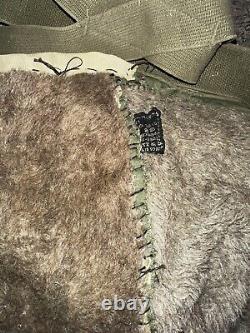 WWII US Army Air Force Type A-11 Flight Pants Alpaca Lined Size 38 Vintage 1940s