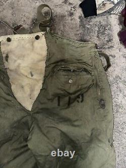 WWII US Army Air Force Type A-11 Flight Pants Alpaca Lined Size 38 Vintage 1940s