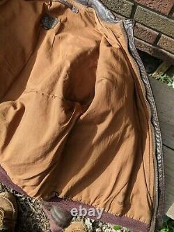 WWII US Army Air Force Type A-2 Leather Flight Jacket Bomber Original HTF sz 38