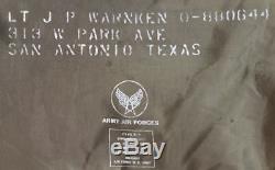 WWII US Army Air Force Type B-4 Bag Piloten-Uniform-Tasche San Antonio Texas