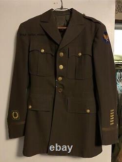 WWII US Army Air Force USAAF Regulation Officer Uniform 1942