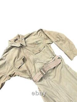 WWII US Army Air Force USAF Summer Flying Suit Made By Debway Hats Size 38