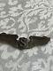 Wwii Us Army Air Forces 3 Sterling Silver Service Pilot Wings Jacket Pin #2