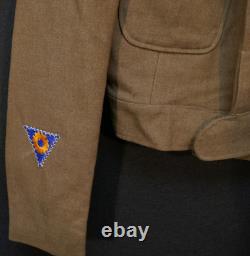 WWII US Army Air Forces Corporal Tailor Cut-Down Class A Ike Jacket'FI RHODES