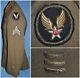 Wwii Us Army Air Forces Jacket Cbi, Hq Aaf Theatre Made With Aerial Gunner Wings
