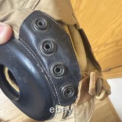 WWII US Army Air Forces Type AN-H-15 helmet Bates Shoe Co AG Aviation Small