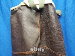 WWII US Army Air Forces Type B-1 Leather Bomber Trousers Pilot Flight Pants WW2