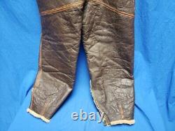 WWII US Army Air Forces Type B-1 Leather Bomber Trousers Pilot Flight Pants WW2