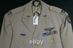 WWII USAAF 15th Army Air Force Captain Bombardier Khaki Uniform 39R & Pants 1942