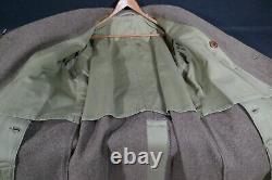 WWII USAAF 2nd Army Air Force Staff Sergeant Wool Overcoat 36R Dated 1942, CLARK
