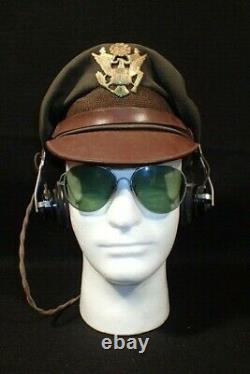 WWII USAAF Army Air Force Aviators Pilot's Sunglasses & Case Original & Scarce
