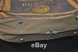 WWII USAAF Army Air Force B-4 Officers Bag'Canvas Products Corp' 13th AAF Art