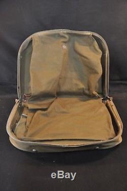 WWII USAAF Army Air Force B-4 Officers Bag'Canvas Products Corp' 13th AAF Art