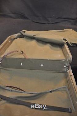 WWII USAAF Army Air Force B-4 Officers Bag'Canvas Products Corp' 13th AAF Art