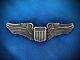 Wwii Usaaf Army Air Force Lgb Pilot Wing Pin Back 3 Inch