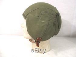 WWII USAAF Army Air Force M4A2 Flak Helmet Complete withChin Strap Unissued