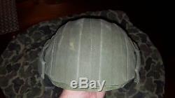 WWII USAAF Army Air Force M4A2 Flak Helmet- Unissued