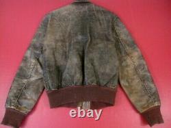 WWII USAAF Army Air Force Type A-2 Leather Flight Jacket Dated 1942 Original