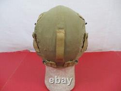 WWII USAAF Army Air Force Type A-8 OD Cloth Flying Helmet Medium Dated 1942