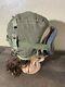 Wwii Usaaf Army Air Force Type A-9 Summer Cloth Flying Helmet With Orig Goggles