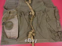 WWII USAAF Army Air Force Type C-1 Emergency Sustenance Vest withHolster RARE #2