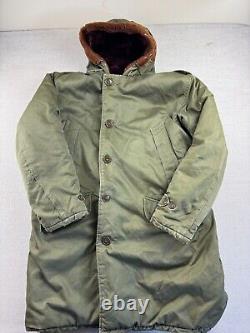 WWII USAF US Army Air Forces Type B-9 Winter Parka Bomber Jacket 1940's