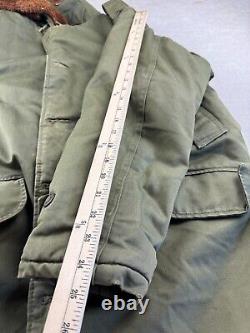 WWII USAF US Army Air Forces Type B-9 Winter Parka Bomber Jacket 1940's