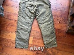 WWII WW2 Goose Down Type A-8 Army Air Force Flight Pants with suspenders