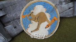 WWII/WW2 US ARMY AIR FORCE PATCH 435th Bomb Squadron-ORIGINAL! Australian Made
