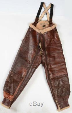 WWII World War Two American B-17 Gunner Bomber U. S. Army Air Force leather pants