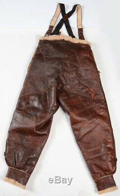 WWII World War Two American B-17 Gunner Bomber U. S. Army Air Force leather pants