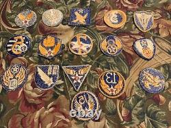 WWII patch lot army air force 1st-15th patches