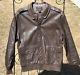 Willis & Geiger Type A-2 Us Army Air Force Leather Flight Bomber Jacket Size 42