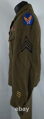 World War II Airborne Troop Carrier Ike Jacket WWII WW2 Army Air Force AAF