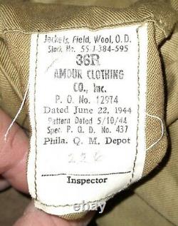 World War II Airborne Troop Carrier Ike Jacket WWII WW2 Army Air Force AAF