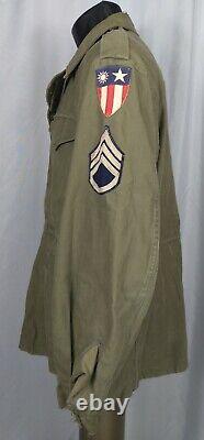 World War II Army Air Forces CBI M-1943 Field Jacket China, Burma, India WWII WW2