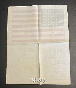 World War II Blood Chit Notice Cloth WW2 Authentic United States Army Air Force