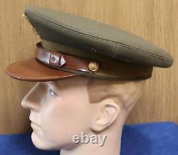 Ww II Us Army Army Air Force Officer's Olive Drab Wool Hat Cap