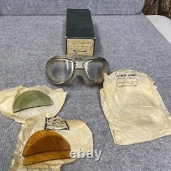 Ww2 Us Army Air Force Usaaf Chas Fischer Aviation Flight Flying Goggles