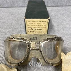 Ww2 Us Army Air Force Usaaf Chas Fischer Aviation Flight Flying Goggles