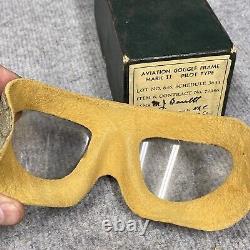 Ww2 Us Army Air Force Usaaf Chas Fischer Aviation Flight Flying Goggles