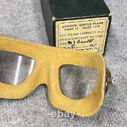 Ww2 Us Army Air Force Usaaf Chas Fischer Aviation Flight Flying Goggles