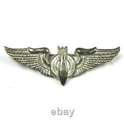 Ww2 Us Army Air Forces Corps Aaf Theater British Made Bombardier Wings Pin Back