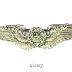 Ww2 Us Army Air Forces Corps Aaf Theater Chinese Made Aircrew Wings Pin Back Cbi