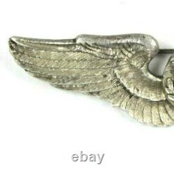 Ww2 Us Army Air Forces Corps Aaf Theater Chinese Made Aircrew Wings Pin Back Cbi