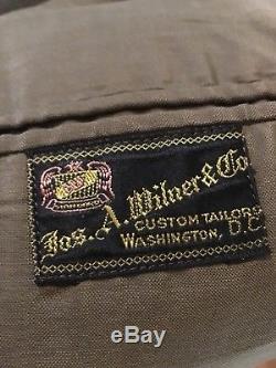 Ww2 Us Army Airforce 8 Th Airforce Officers Choclate Jacket Rare Size 44