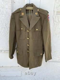 Ww2 Us Army Officers Tailored Infantry Majors Jacket Navy Air Force