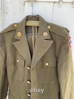 Ww2 Us Army Officers Tailored Infantry Majors Jacket Navy Air Force