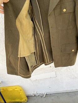 Ww2 Us Army Officers Tailored Infantry Majors Jacket Navy Air Force